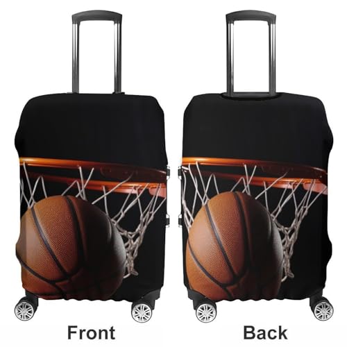 Basketball Luggage Cover Elastic Suitcase Protector Case Anti-Scratch Washable Baggage Covers Protector For Traveling, Aircraft Consignment L3