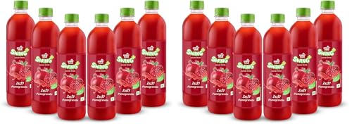 Image of Paperboat Swing Zesty Pomegranate Juice with Vitamin D, 600 ml Each - Pack of 12