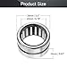 Othmro 1Pcs NK20/16 Two Way Bearing, 0.79inch Bore 1.1inch OD 0.63inch Width Needle Roller Bearings, Bearing Steel Industrial Needle Bearings for Industrial Robots Electronic Parts Machinery