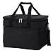 アイリスプラザ ソフトクーラーボックス 保冷バッグ 大容量 30L 折り畳み ブラック アイスボックス キャンプ ピクニック 持ち運び