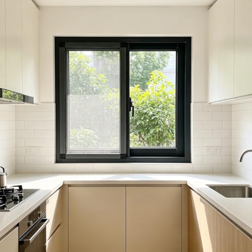 Ventana corredera Horizontal de Aluminio 105x30cm mosquitera 3