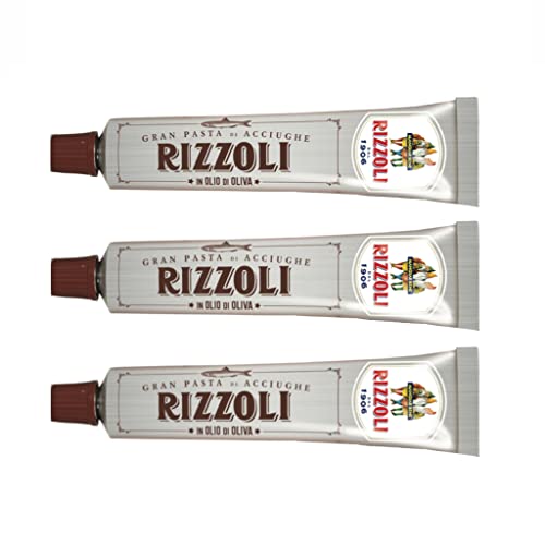 Anchovy Paste in Tube blended finest anchovies 3 Pack. Net 2,11 oz / 60 g each