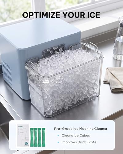 Image of Silonn Citric Acid Descaler Powder, Fast Acting Ice Maker Cleaner, Non-Toxic Safe Scale Remover, 4 Individual Packets, Universal Use for Ice Machines Coffee Brewers