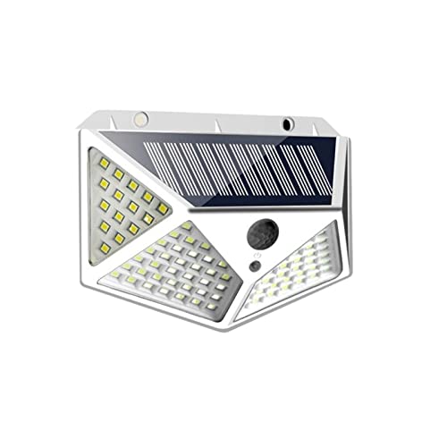 Lampe LED étanche pour jardin luminaire solaire extérieur mural avec détecteur de mouvement