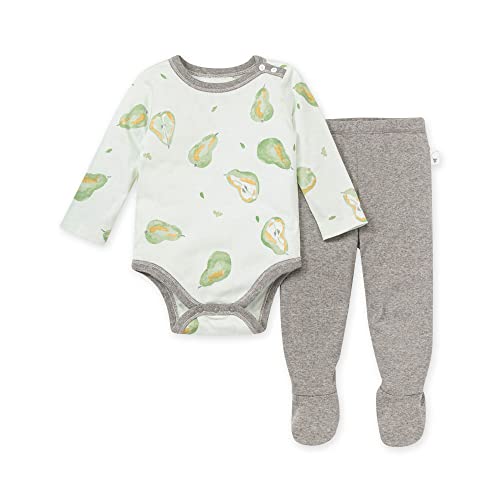 Image of Burt's Bees Baby baby-boys Bodysuit and Pant Set, 100% Organic Cotton