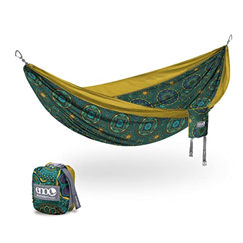 Image of ENO, Eagles Nest Outfitters DoubleNest Lightweight Camping Hammock, 1 to 2 Person, Special Edition Colors, ATC