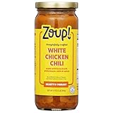 Zoup White Chicken Chili Soup, 16 oz – Hearty Chicken Bone...