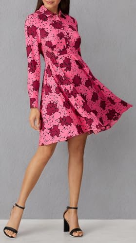Image of kate spade new york Women's Pink Bubble Dot Smocked Dress