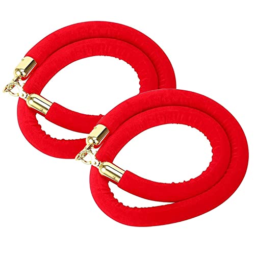 Corde de guidage rouge en velours pour éviter le désordre des files d'attente de 6ft