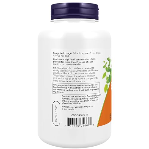 Now Foods 4662 Now Supplements, Echinacea (Purpurea Root) 400 Mg thumb #2