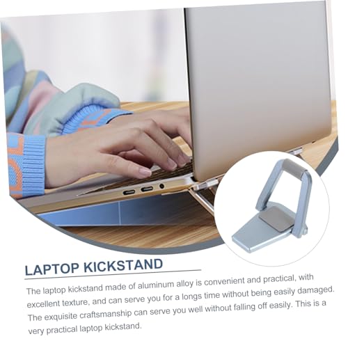 Base de aluminio para laptop con soporte refrigerante miniatura 4