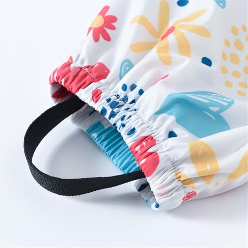 Kids Girls Hooded Rain Jackets Outfits Snap Button Thin Cartoon Waterproof Coats Pants Boys Lightweight Windbreaker Sets3