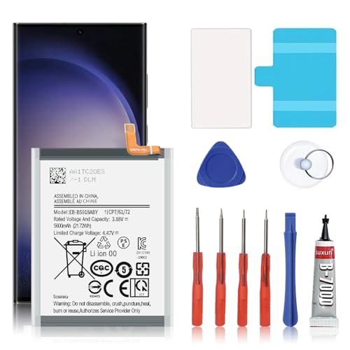 Soseieiu Galaxy S23 Ultra Battery 5600mAh EB-BS918ABY High Capacity Battery for Galaxy S23 Ultra Battery SM-S918U/S918U1/S918B