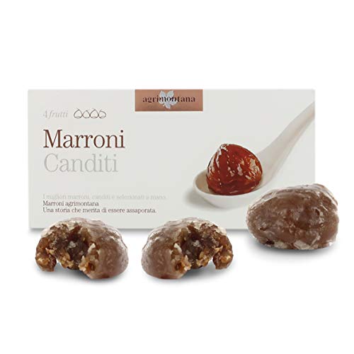 Agrimontana Marrons Glacés en Ballotin de 4 - Emballés Individuellement - 80 Grammes Cover