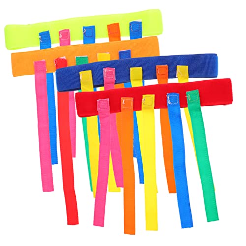 Ziehen Spielgürtel Kinder Jagen Spiel Fangen Gummiband mit Buntem Band...