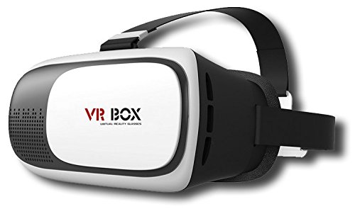 VRbox Gafas de video en 3D de realidad virtual con diadema ajustable para un teléfono 3.5 ~ 6.0  inteligente iPhone Samsung HTC etc