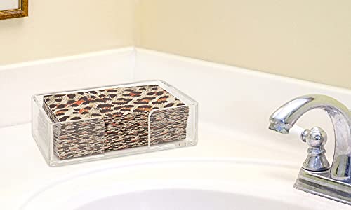 Decorative Paper Hand Towels Fingertip Towels Disposable Leopard Print Bathroom Guest Towels Pk 64 #TOP2