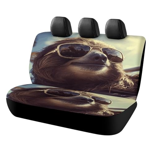 Funda de asiento de coche universal y lavable para proteger el banco trasero