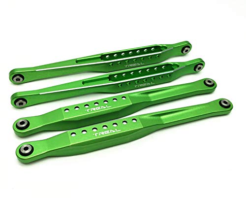 Treal Lower 4 Trailing Arms Links Set for Losi LMT (Green)