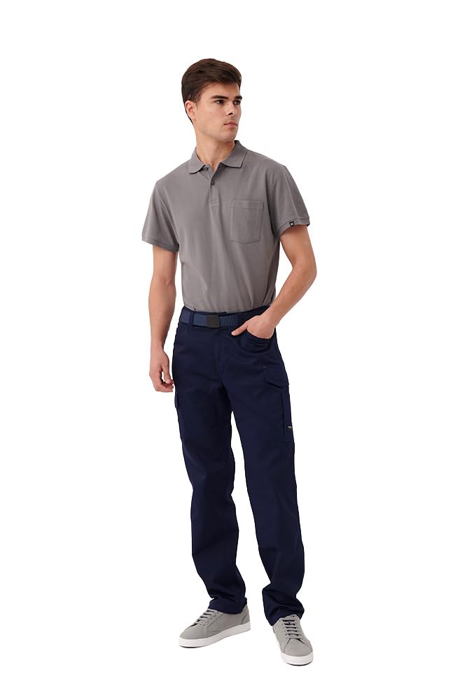 Pantalón Largo De Trabajo De Hombre con Elástico. Electricista/Carpintero. Ref: 1141P