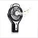 SHIXUE Ventilatori Portatili per Nebulizzazione dell'Acqua Ventilatori per Nebulizzazione Portatili Ricaricabili USB Ventilatori per Nebulizzazione d'Acqua per Nebulizzazione,Nero