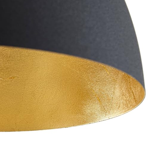Suspension Cosmina noire à 3 lampes E27 intensité variable pour cuisine moderne - 6