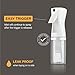 2 Pack Continuous Spray Bottles - Ultra Fine Mist Sprayer | Water Spray Bottle For Hair Mister Spray Bottle | Hair Spray Bottles For Hairstyling, Cleaning, Salons - 2pk 6.8 OZ / 200 ML