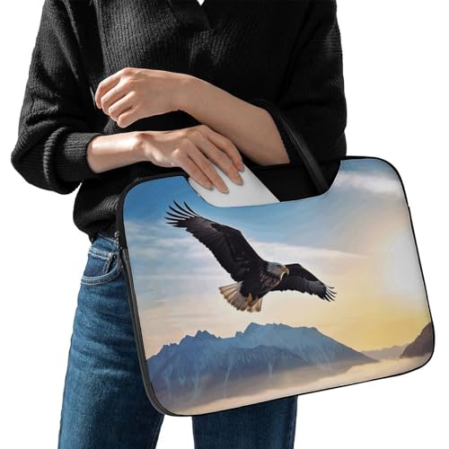 Bolsa para laptop impermeable de 17 pulgadas estilo bandolera miniatura 7