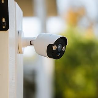 Sabre Outdoor Motion Sensor Light with Realistic Camera Design, Two 100 Lumen LED Lights, Continuous Blinking LED Light, Weather-Resistant IP44 Design, Realistic Look, No Wiring Needed