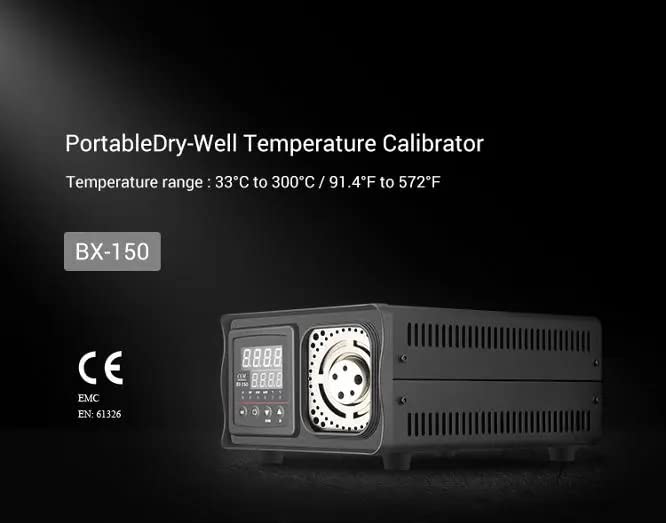 YuqiaoTiem Portable IR Calibrator CEM BX-150 Infrared Calibration, Portable Dry-Well Temperature Calibrator, 92 to 572F