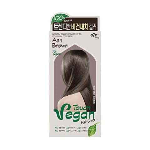 eZn Touch Vegan Permanent Hair Colour Ash Brown Cover