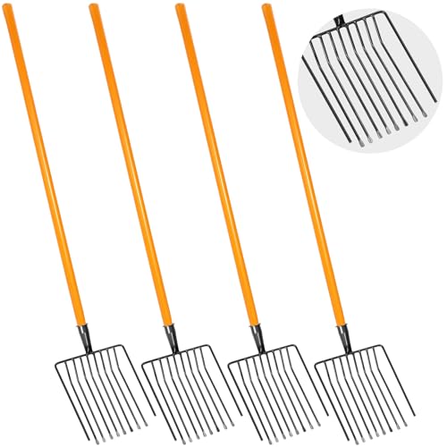 Lanties 4-Pack 10-Tine Manure Fork