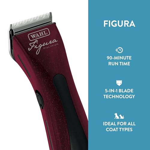 Wahl Professional Animal Figura Equine Horse Cordless Clipper Kit – Metallic Red Wahl Professional Animal Figura Equine Horse Cordless Clipper Kit – Metallic Red