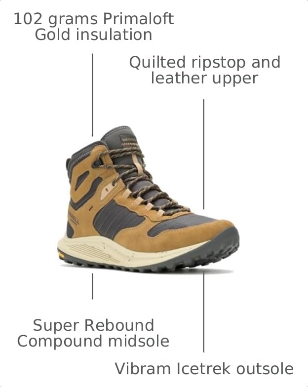 Image of Merrell Men's Nova 3 Thermo Mid Waterproof