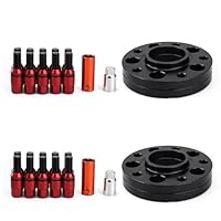 Wheel Spacers 4 STUKS Voor BMW F Serie F30 F32 F33 F80 F10 M3 15 Mm 5x120mm Hubcentric Spoorverbreders 72.56mm CB Wielmoeren M14 * 1.25 Bolt Spoorverbreders (Kleur : Gun black