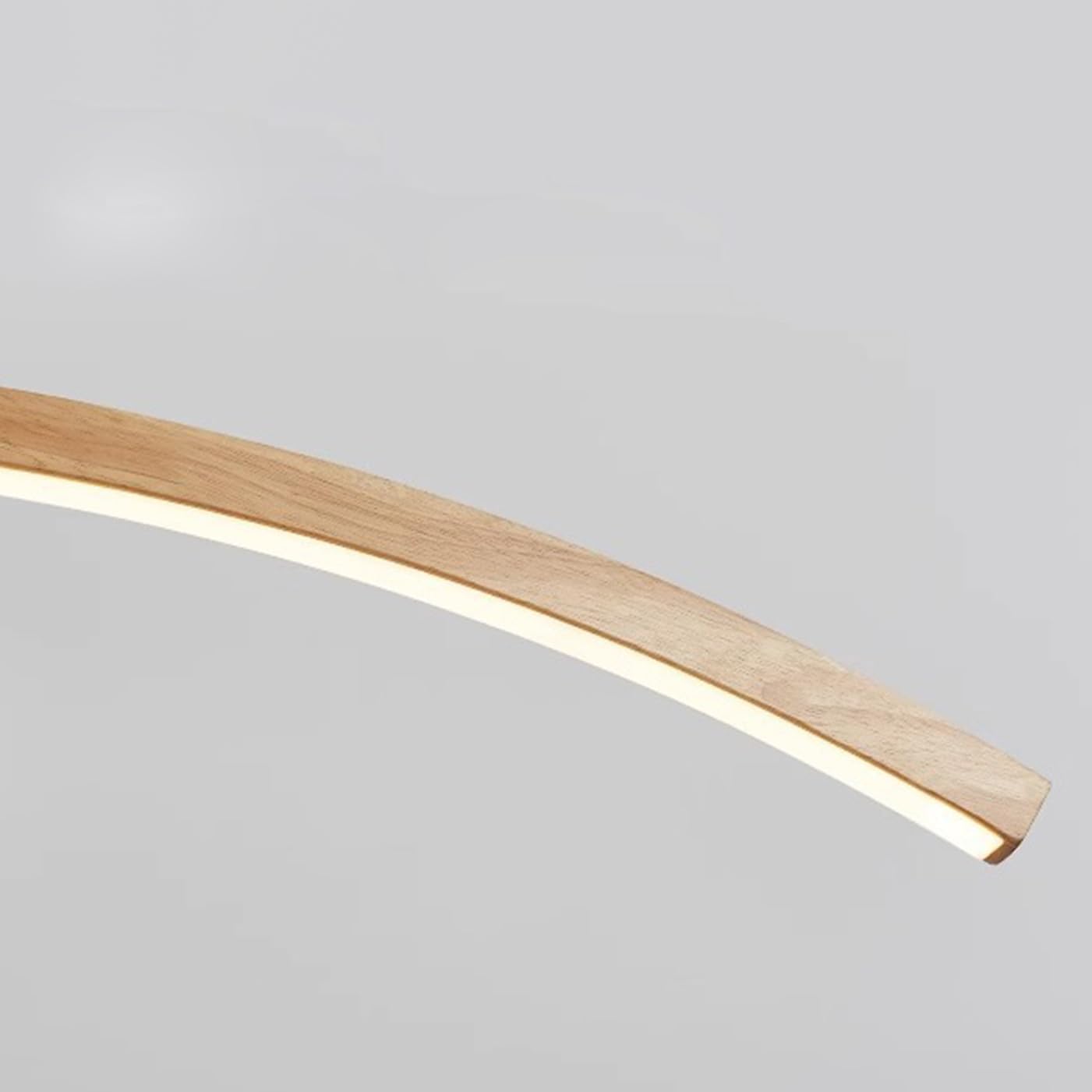 Esstischlampe Esszimmerlampe Holz Hängend Lampen, LED Pendelleuchte Dimmbar Modern Linear Hängelampe Höhenverstellbar Hängeleuchte für Esstisch Küche Wohnzimmer Büro Deko mit Fernbedienung Deckenlampe