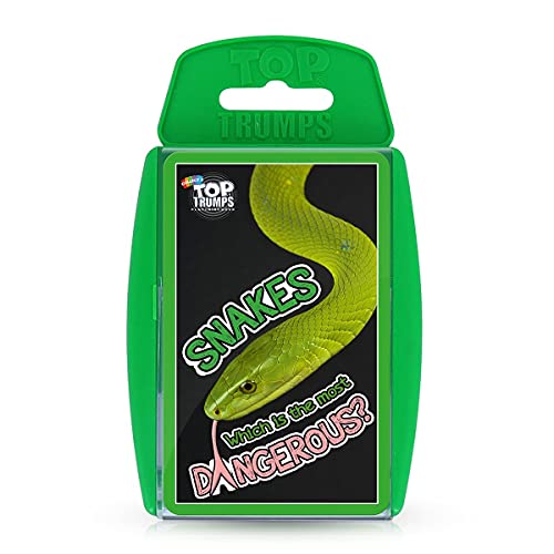 Top Trumps Snakes Classics Kartenspiel, erfahren Sie interessante Fakten über die Königskobra… – Ansicht 1