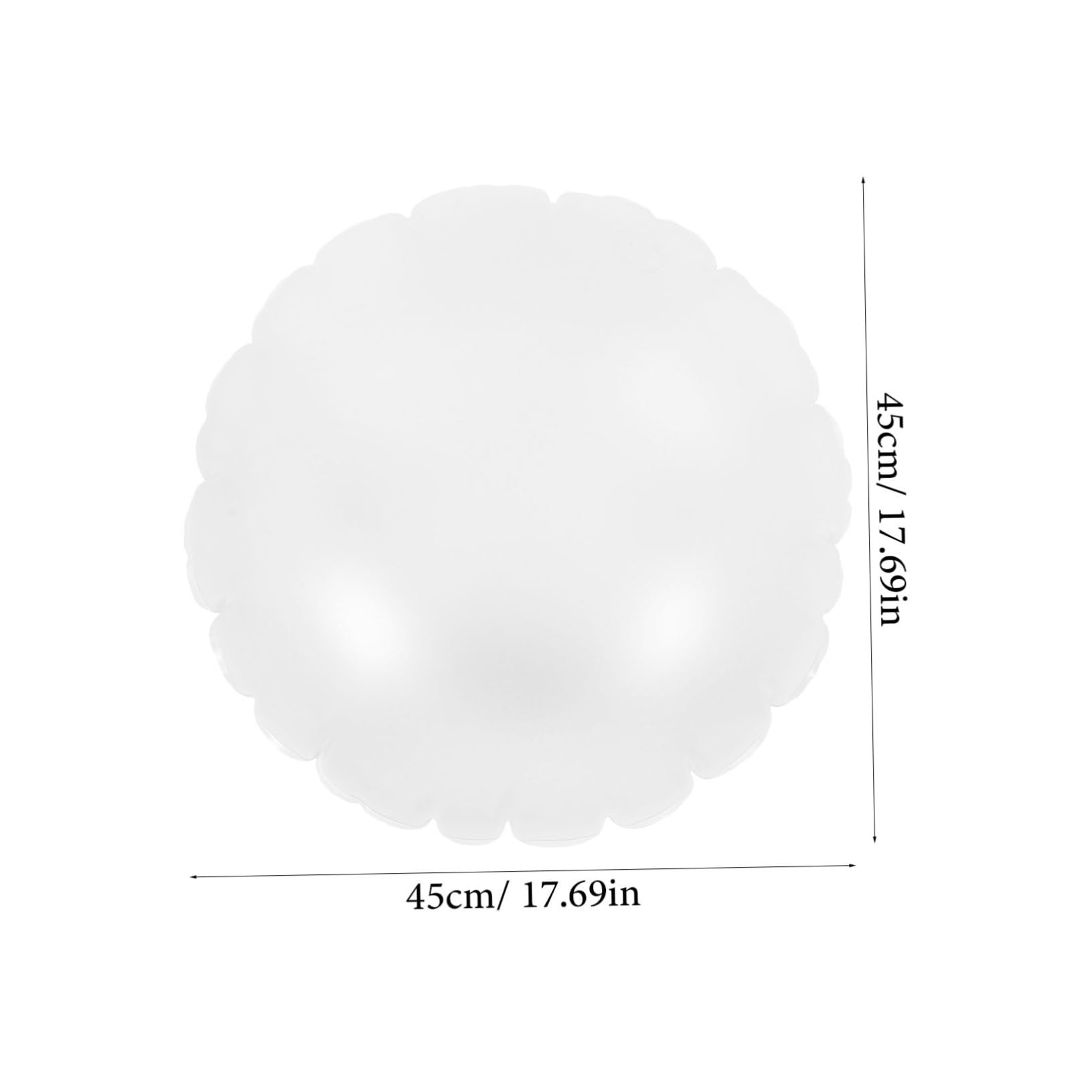 PRETYZOOM Inflatable Clear Pillow Insert Portable Outdoor Cushion for Car Travel Lightweight Transparent Design for Easy Use and Comfort Adventures