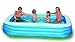 Produktbild Intex Swim Center Family Pool - Kinder Aufstellpool - Planschbecken - 262 x 175 x 56 cm - Für 6+ Jahre, Blau