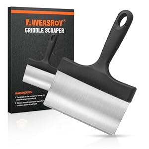 Aweasroy Grillschaber GC01 Edelstahl Grillschaber-Werkzeug