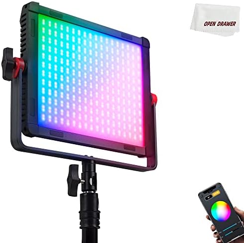Amazon.com : AMBITFUL P35R RGB LED Video Light, 2300K-6500K Video Light ...