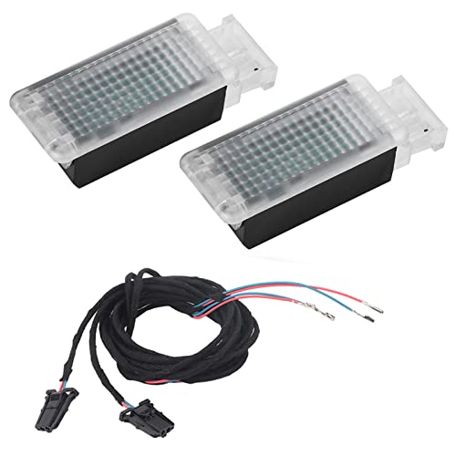 Luces LED para reposapiés para solucionar la falta de luz interior en zonas bajas de Golf MK6 6