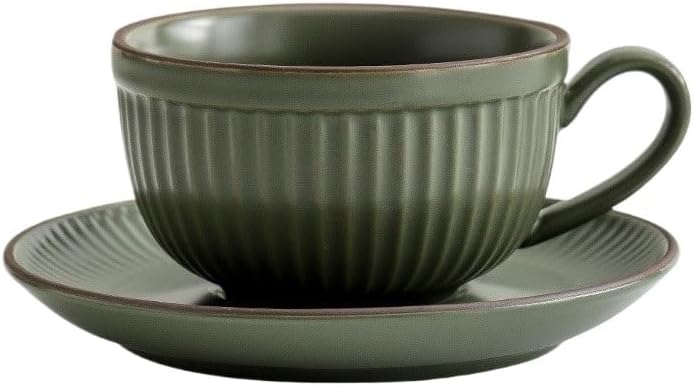 Ceramic Coffee Cups Saucers Latte Cup Home British Afternoon Tea Set