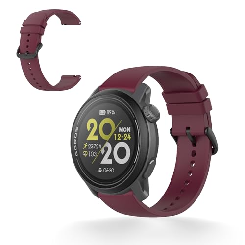 [KONXISA] For COROS PACE 4/APEX 4 42mm/PACE Pro/PACE 3 �p �o���h �x���g �����o���h �V���R���f�� �ʋC�y�ʁA���K�A�ϋv���A�h�����h�� �ȒP���� �u�₩ �j���������p�i�o�[�K���f�B�j