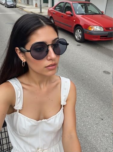 Retro Oval Polarized Sunglasses UV400 Protective TAC Lenses for Men & Women - Lightweight Vintage Design for Driving2