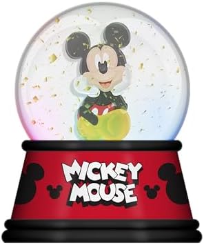 Disney Mickey Mouse Light-Up Collectible Snow Globe | 6 Inches Tall image 3
