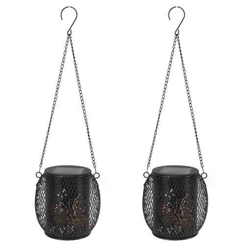 Lanterne solaire extèrieure pour terrasse et balcon ambiance chaleureuse