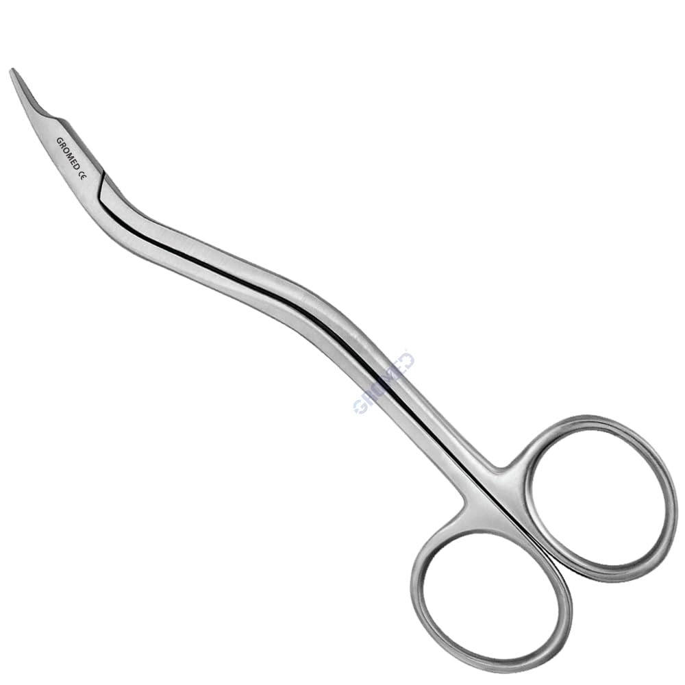 Gromed Suture Cutting Surgical Scissors, S Shape "Heath Pattern" - Stainless Steel Sututing Scissors - Pack of 1 (B0CCY3NPVZ) Amazon Price History, Amazon Price Tracker