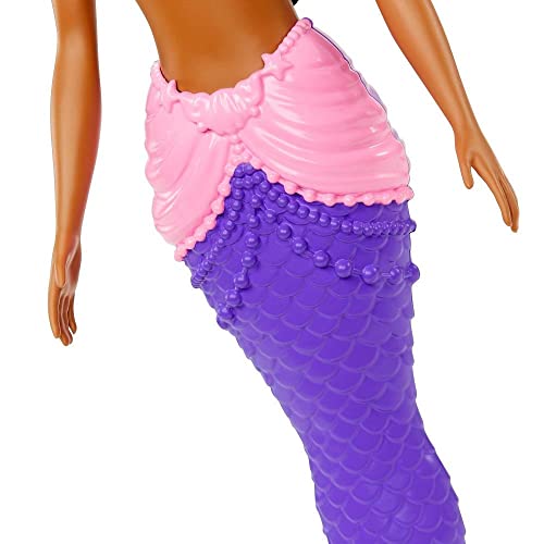 Barbie Sereia Morena com Cauda Roxa - Mattel
