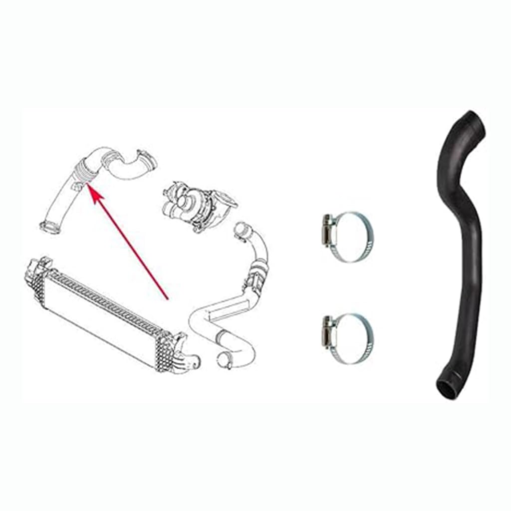 Manguera Turbo Intercooler de Repuesto para Ford Focus C MAX Mk1/ 2003-2007 6M516K863JA 1530297 31261896, Manguera de Aire Intercooler Accesorio